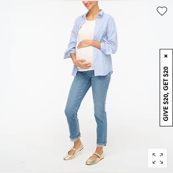 J. Crew Denim - NWOT J. Crew Maternity Straight Jean in Signature Stretch | Size 26